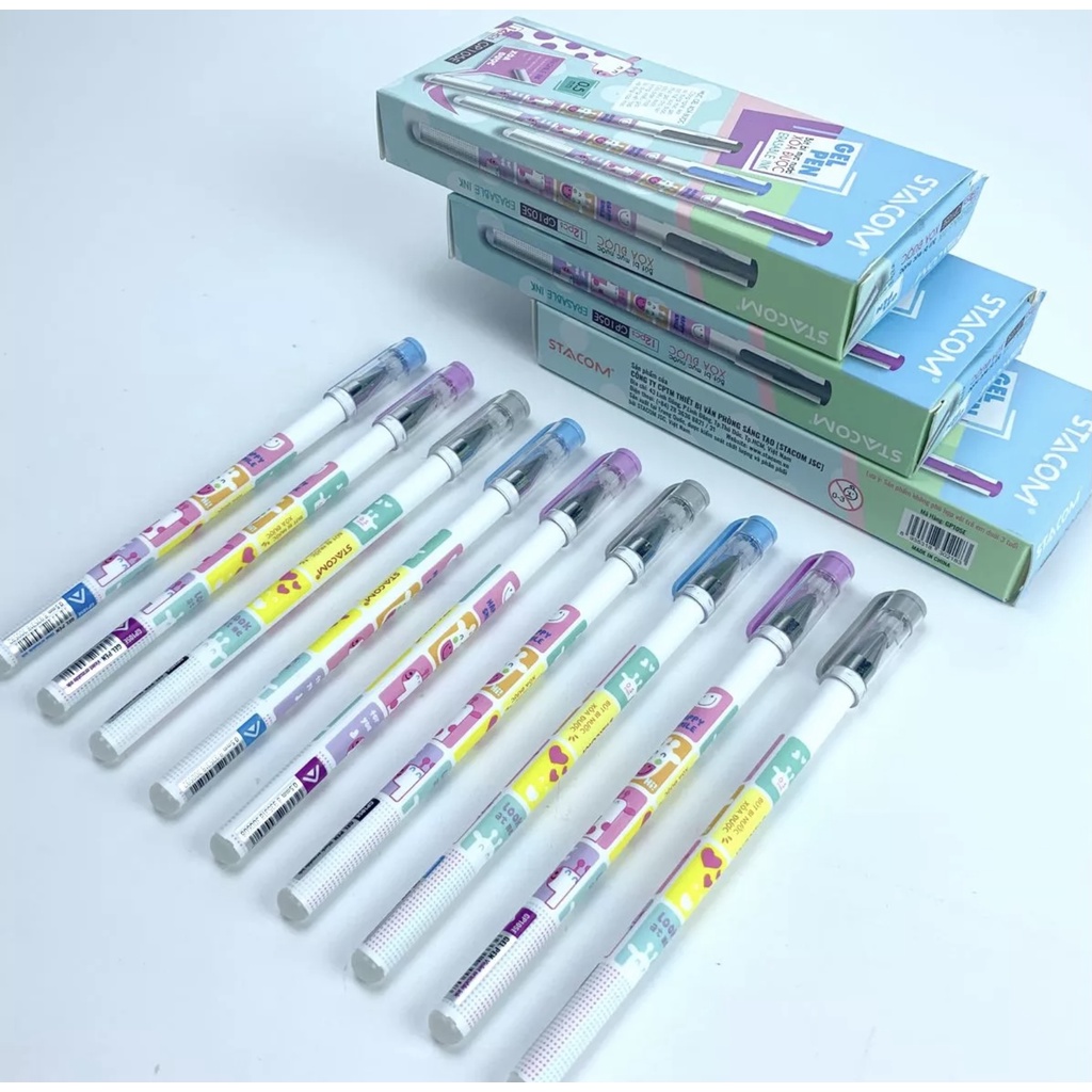 Bút Gel Xóa Được 0.5mm STACOM GP105E