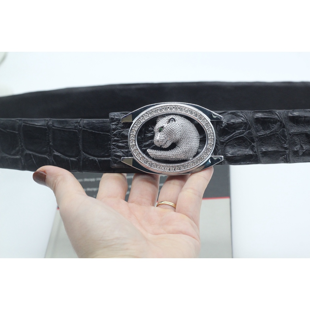 Bản Liền Không Nối, Dây Nịt Nam, Dây Thắt Lưng Gai Da Cá Sấu Bản 3.8cm Sản Phẩm Kèm Mặt Khóa Cao Cấp Bảo Hành 12 Tháng