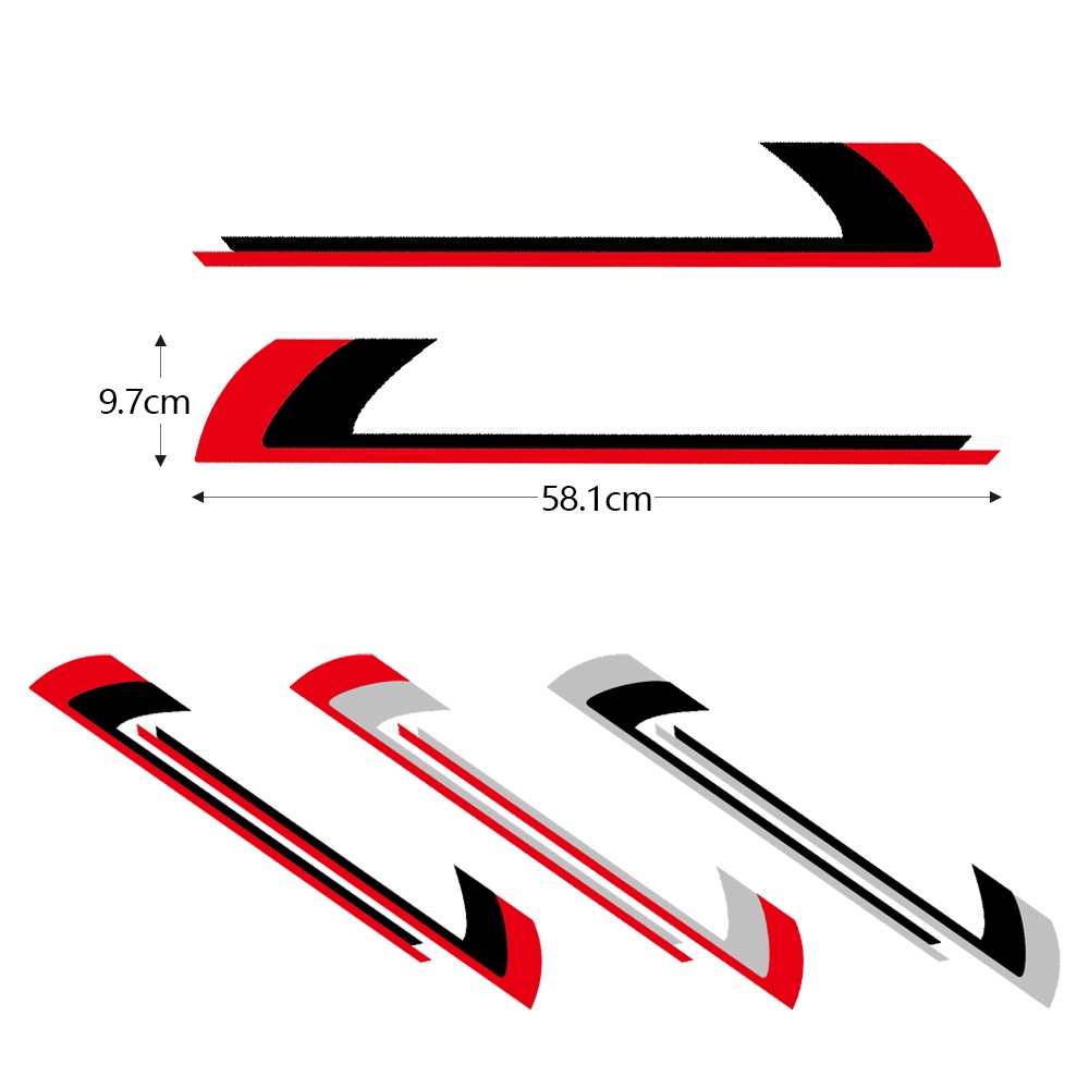 Vespa Hình dán xe máy Xe tay ga Decal sửa đổi bên Dán xe máy Đối với Piaggio Vespa Sprint 150 GTS 300 GTV300