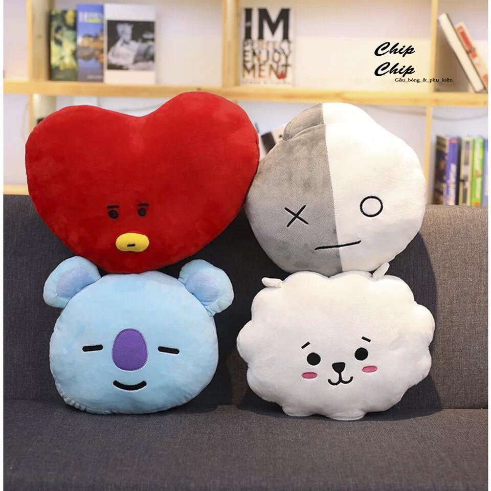 [Hàng Có Sẵn]Gối ôm bông mềm BT21 IDOL