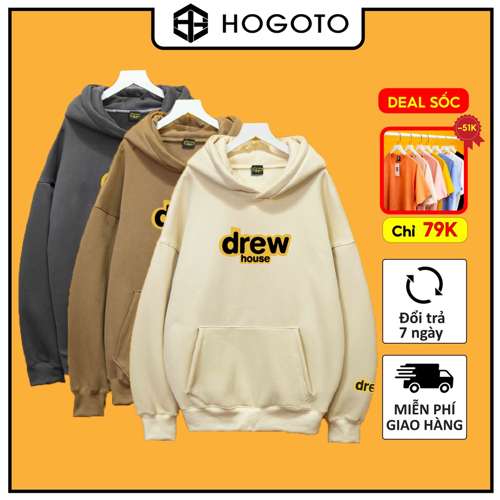 Áo nỉ Hoodie Drew house Hogoto shop , áo Hoodie nỉ bông cottn unisex | WebRaoVat - webraovat.net.vn