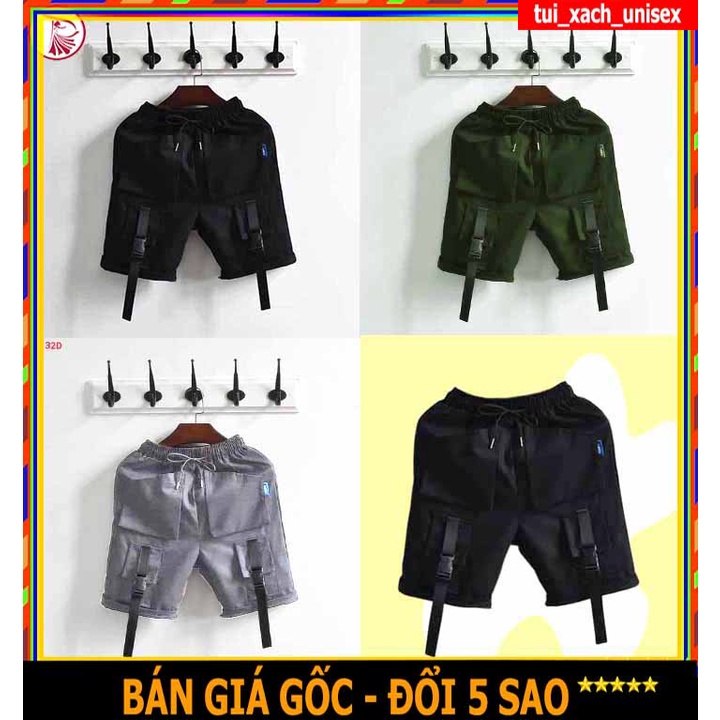 ❤️ Xả Hàng ❤️ Quần Short Unisex, CÁC LOẠI quần ĐÙI nam nữ cực đẹp lưng cao ỐNG RỘNG CÓ TÚI TRƯỚC KHÓA GÀI