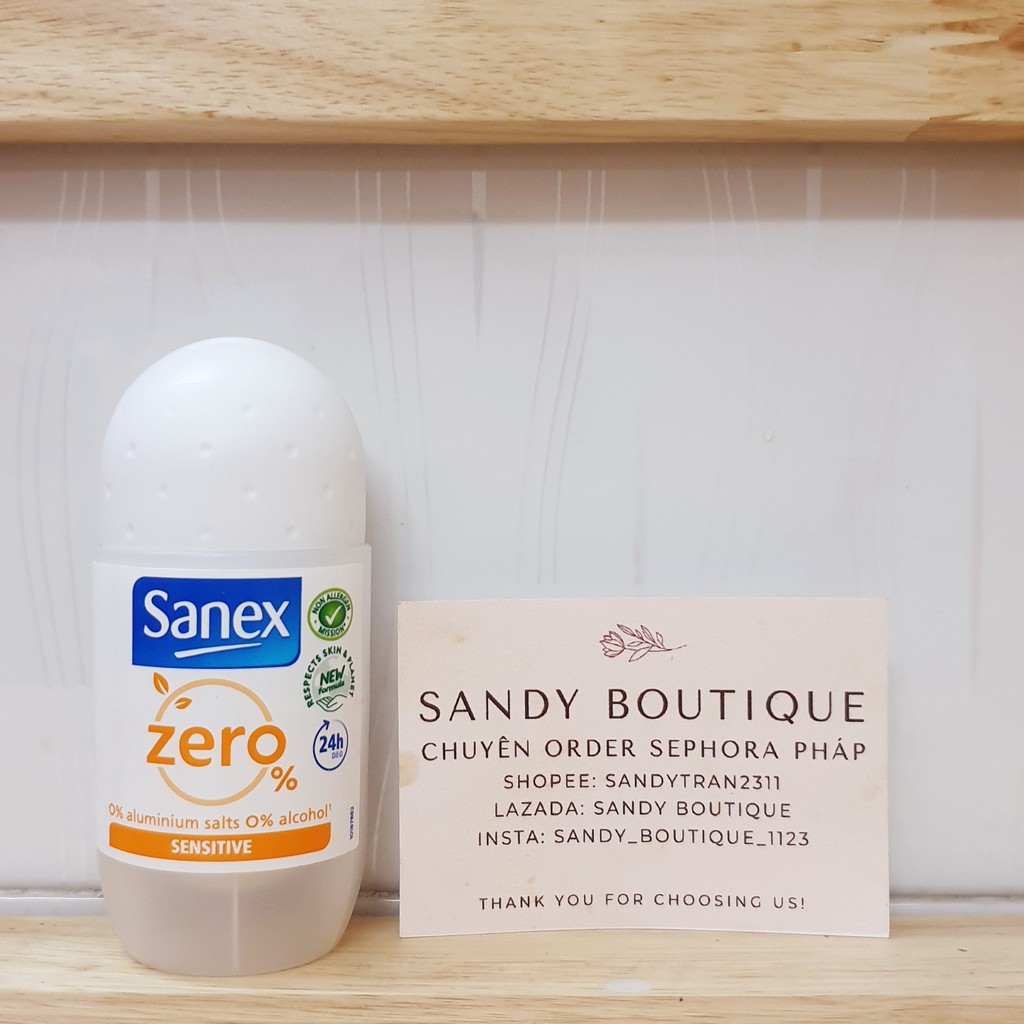 Lăn khử mùi Sanex hàng Pháp ngăn mùi 24 giờ [Bill Pháp] | BigBuy360 - bigbuy360.vn