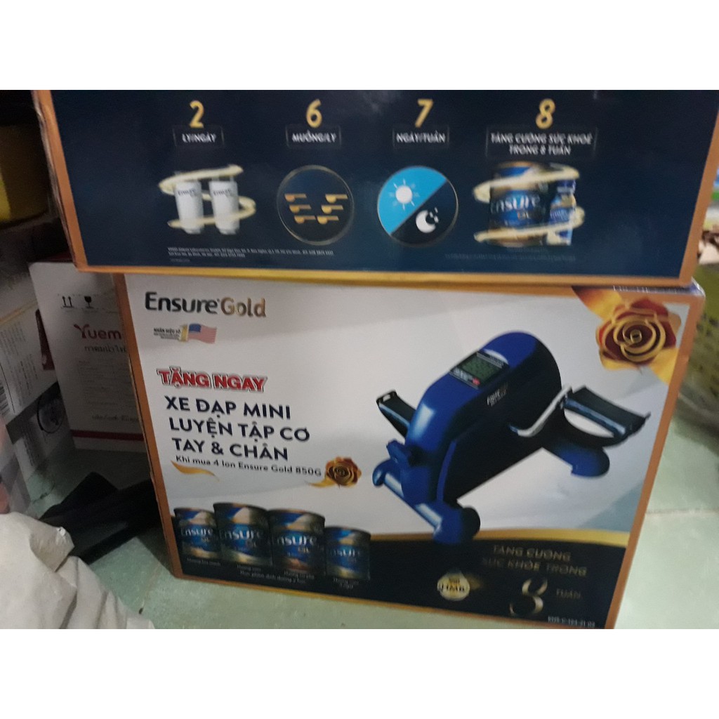 Xe đạp mini luyện tập cơ tay và chân ( quà tặng từ Ensure Gold)