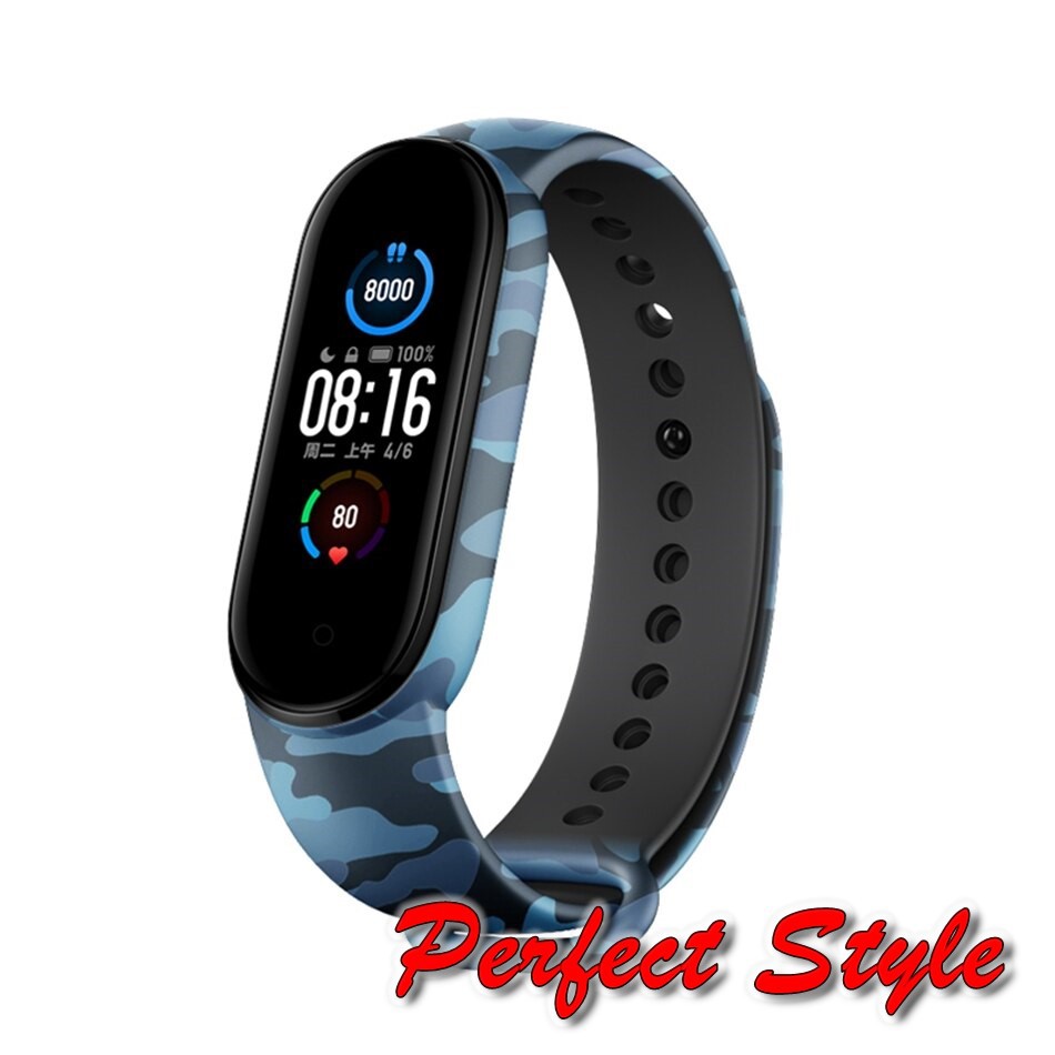 [Miband 3/4/5/6] Dây đeo thay thế Xiaomi miband 3/4/5 /6(Rằn ri)