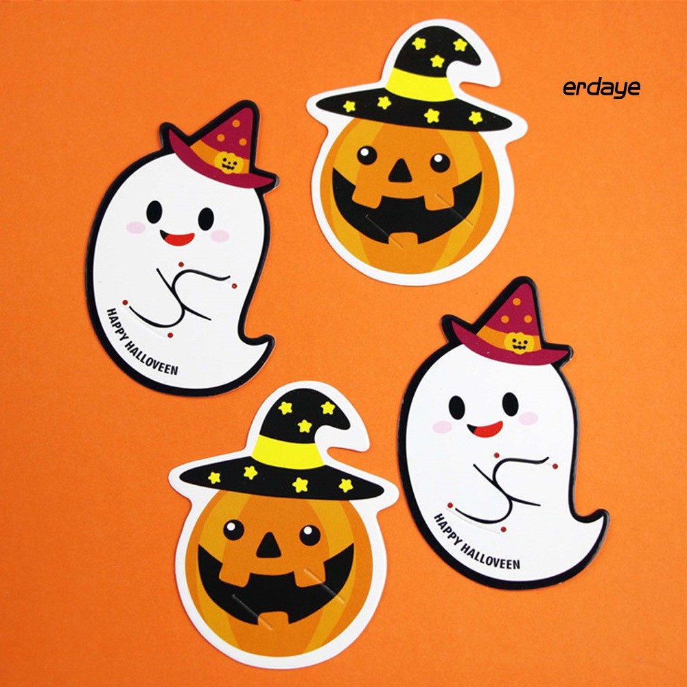 Bộ 50 Giấy Đựng Kẹo Hình Bí Ngô Trang Trí Halloween