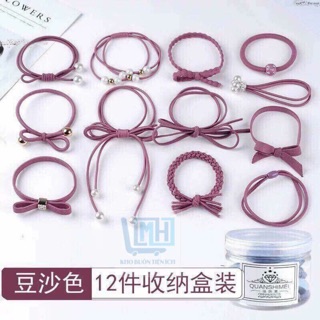 Set dây chun cột tóc