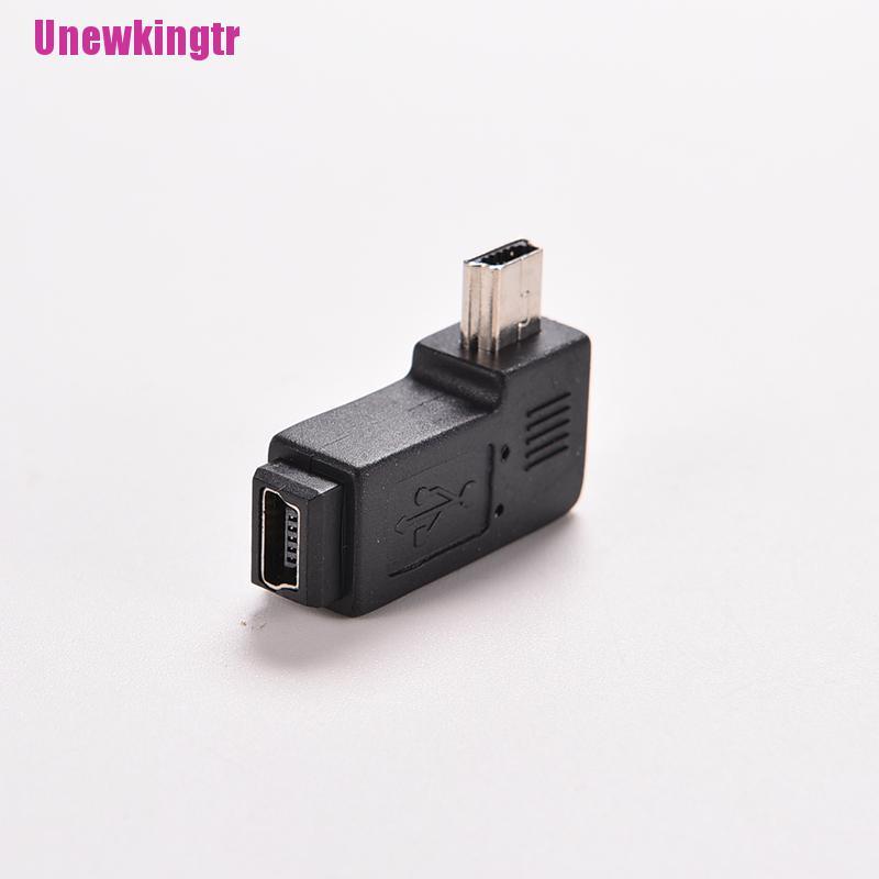 Đầu Chuyển Đổi Usb 2.0 Mini 5 Pin Male Sang Female Góc Phải 90 Độ | BigBuy360 - bigbuy360.vn