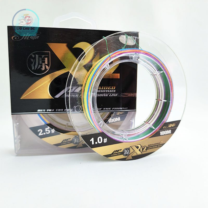 Dây Câu Cá Dù Pe  X12 MỚI Chất liệu sợi mềm mịn