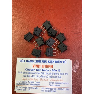 10 chiếc công tắc bập bênh 3 chân nhỏ