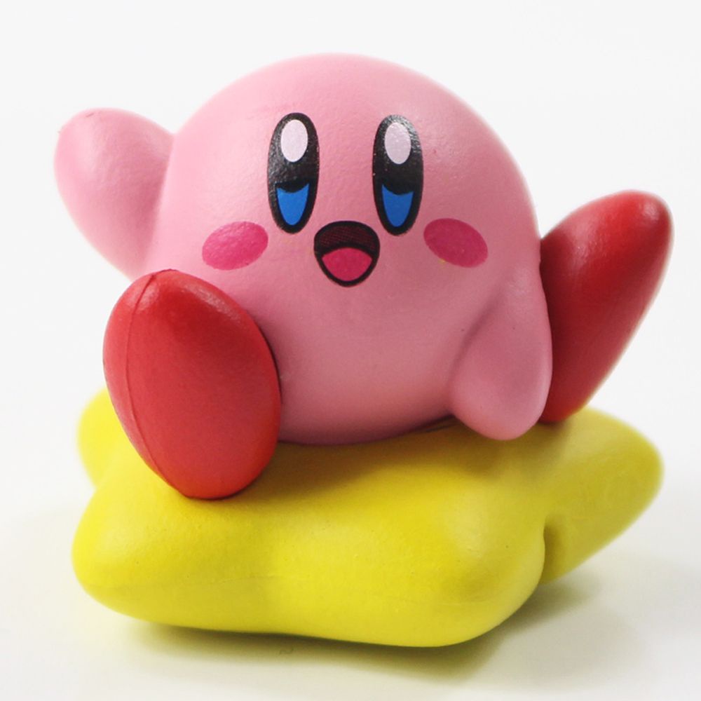 Mô hình nhân vật hoạt hình Kirby nhỏ xinh có muỗng dễ thương dùng làm quà tặng xinh xắn cho bé