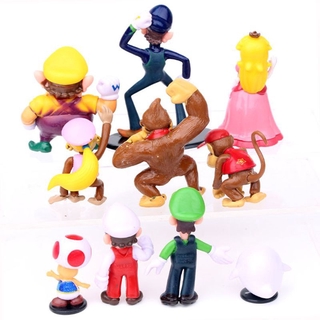 Set 10 Mô Hình Nhân Vật Game Super Mario