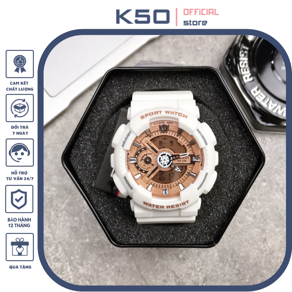 Đồng hồ Nam Nữ unisex Sanda 299 full box chính hãng