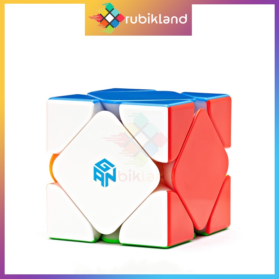 [Enhanced] Rubik Gan Skewb M Bản 32 Viên Nam Châm Dòng Cao Cấp Flagship Rubic Stickerless Biến Thể Skewb Đồ Chơi Trí Tuệ