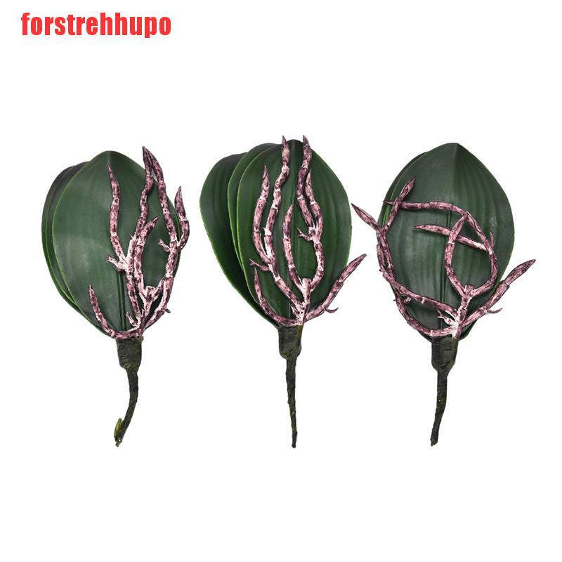 {forstrehhupo}Artificial Green Rose Leaves/Butterfly Orchid Silk Leaf Beauty Plant Decor New