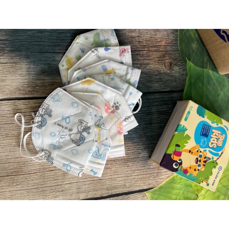 Khẩu trang vn95 kid cho bé 3-7 tuổi 4 lớp kk