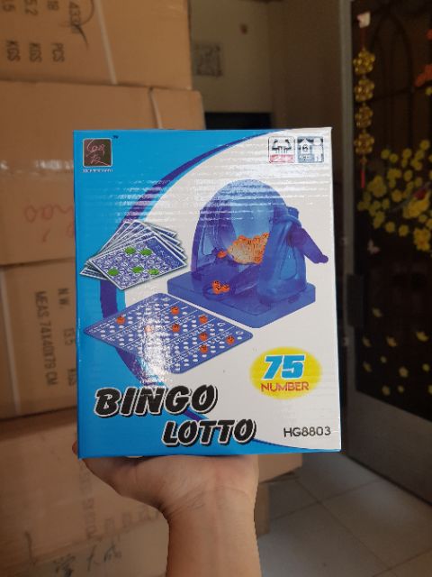 Lồng quay lô tô bingo 75 số