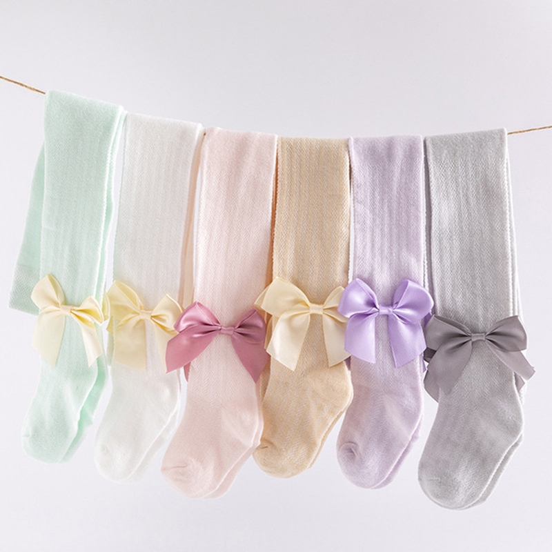 Đôi tất cotton mềm thoáng khí thoải mái cho bé gái 1-2 tuổi