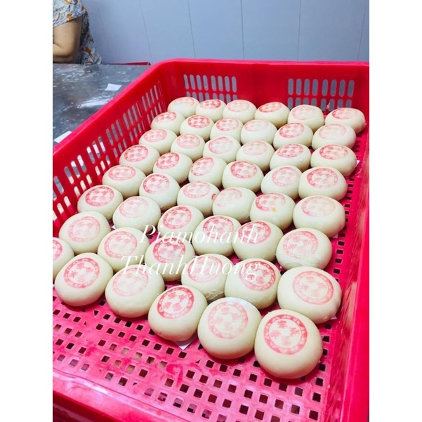 Bánh Pía nhân đậu xanh sầu riêng trứng muối/ không trứng Thành Hương 320gr/cây 4cái