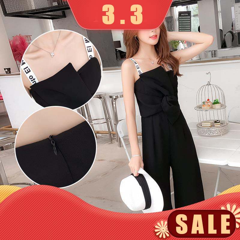 Áo liền quần hai dây ống rộng eo thon gọn thời trang xuân hè 2021 cho nữ