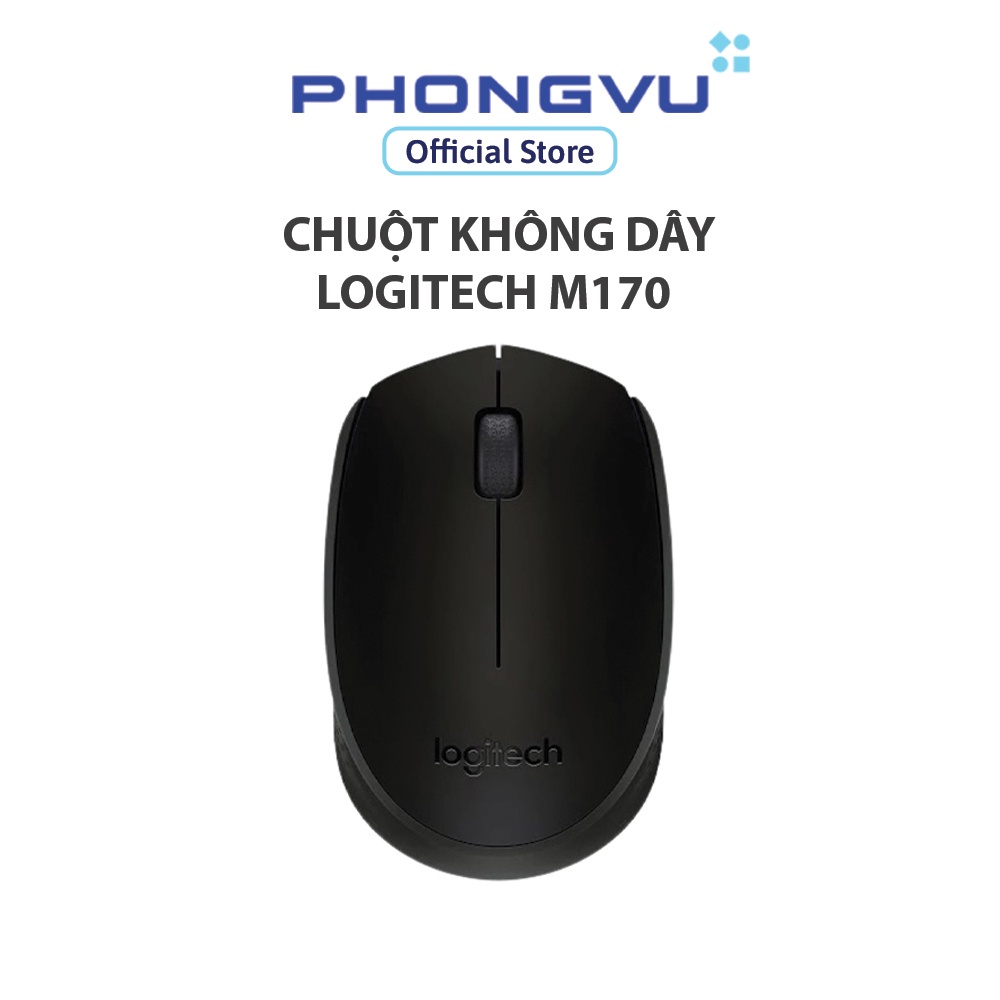 Chuột không dây Logitech M170 (Đen) - Bảo hành 12 tháng