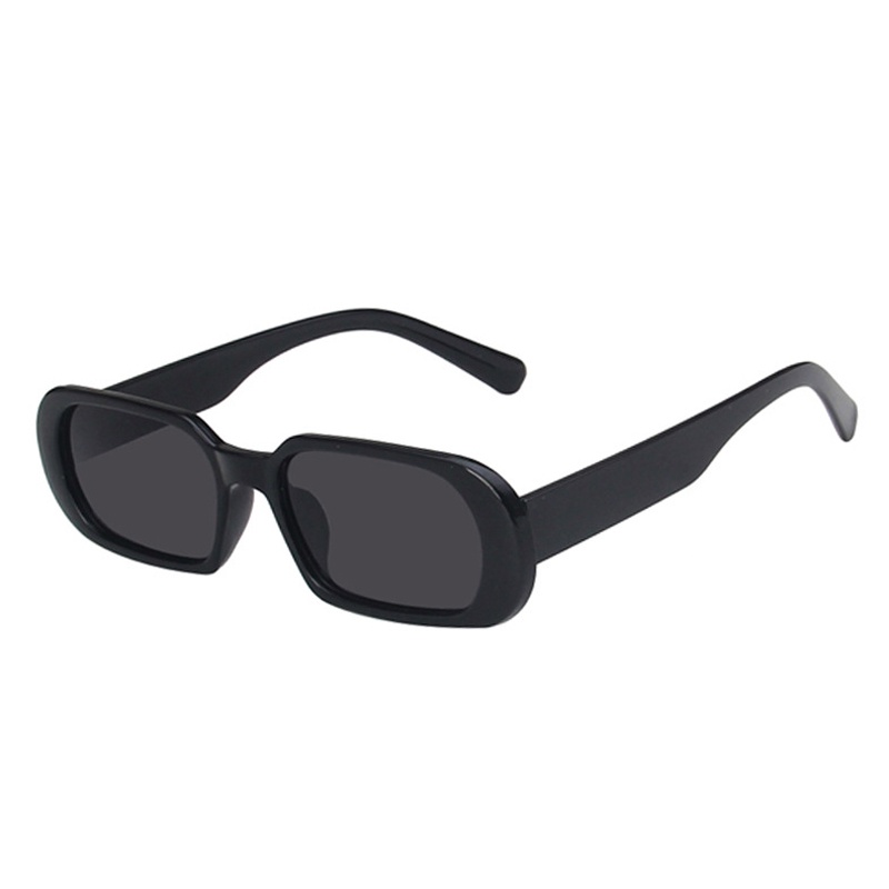 Kính mát SAMJUNE gọng bầu dục nhỏ thời trang phong cách Âu Mỹ