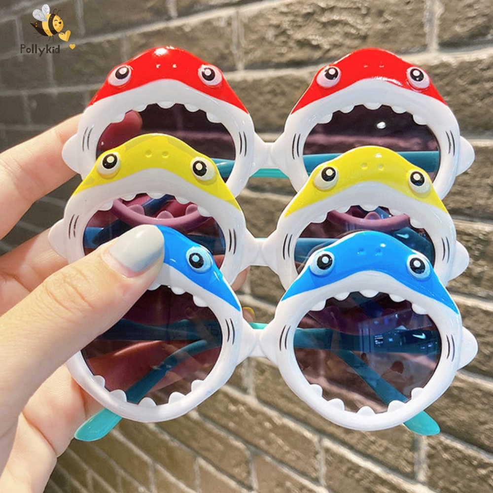 Kính mắt hình cá mập chống tia UV dễ thương cho bé