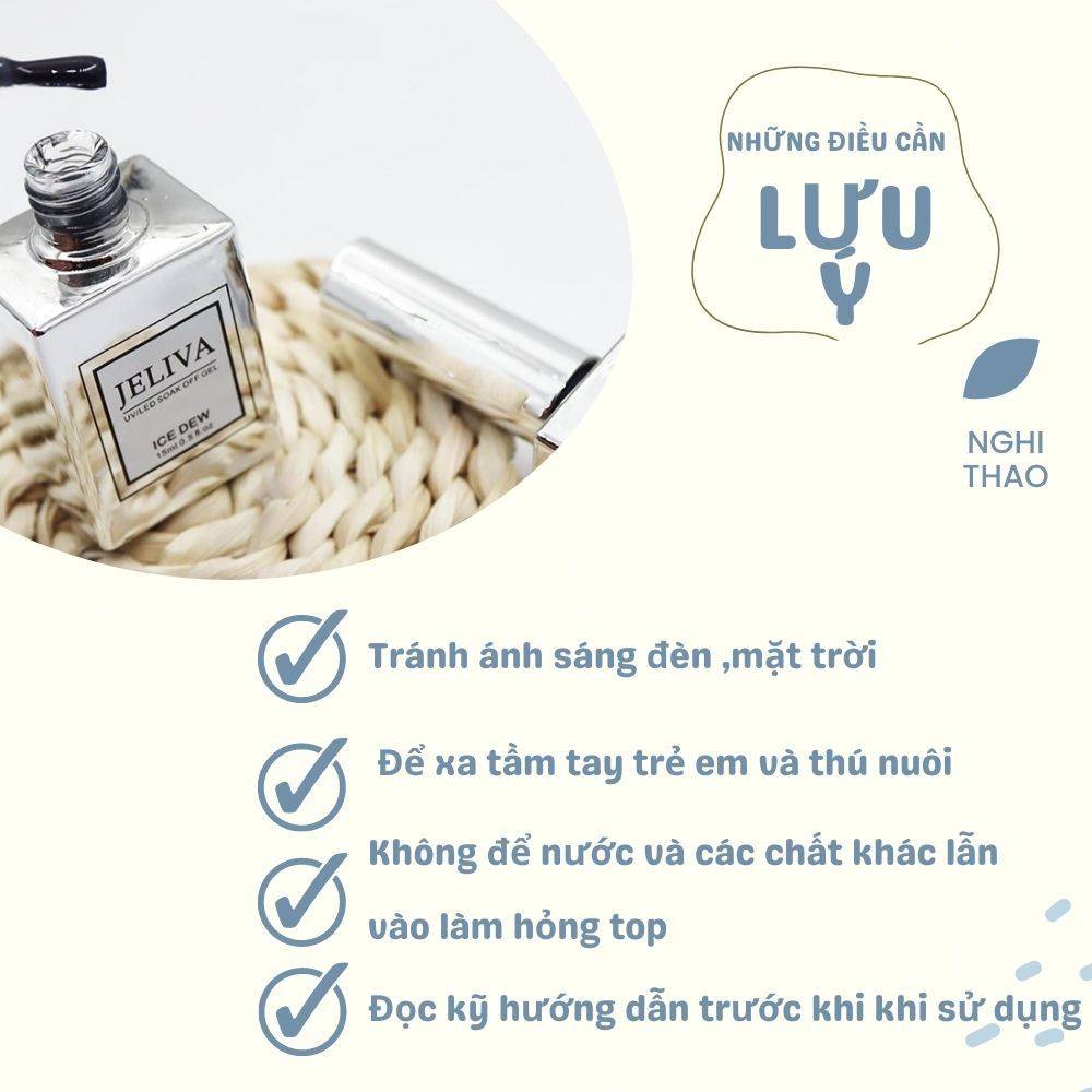 Top giọt sương Jeliva 15ml