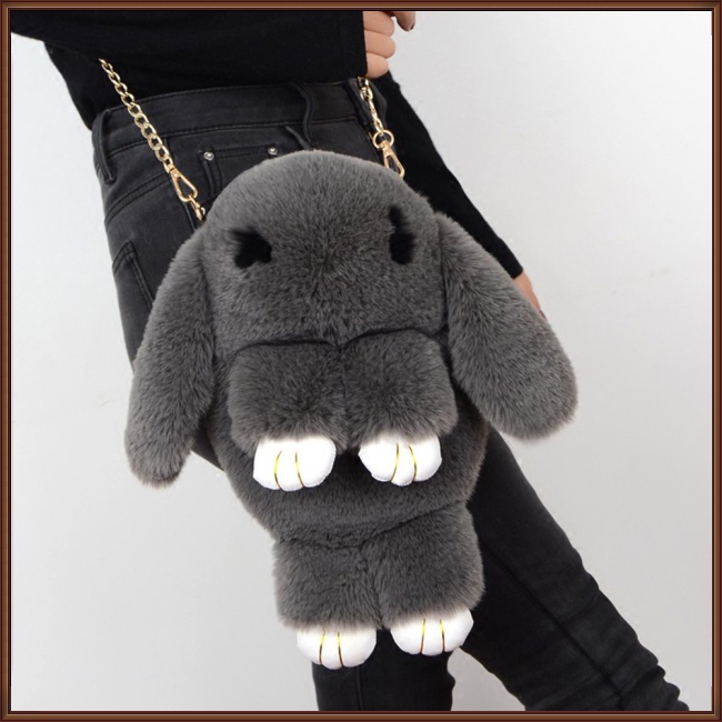 Túi Đeo Chéo Hình Thỏ Hoạt Hình Dễ Thương Dành Cho Nữ