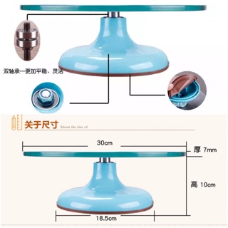 Bàn xoay kính 30cm
