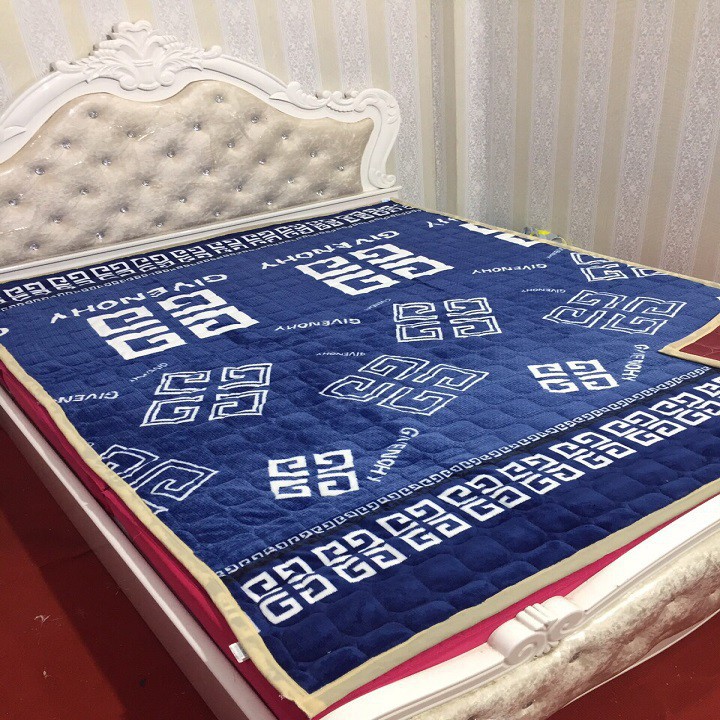 Thảm nỉ trải giường màu tím huế 1m6 và 1m8 trungvbhp_shopalot2
