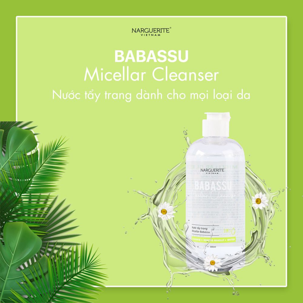 NƯỚC TẨY TRANG NARGUERITE - BABASSU MICELLAR CLEANSER (300ml)