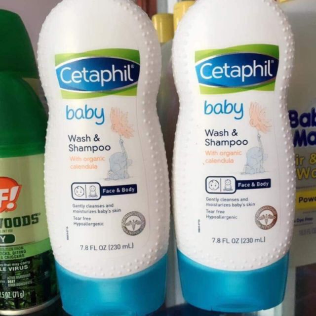 Tắm gội hữu cơ Cetaphil Organic Baby 230ml