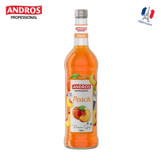 ANDROS SYRUP Đào Nguyên liệu pha chế - 700 ml