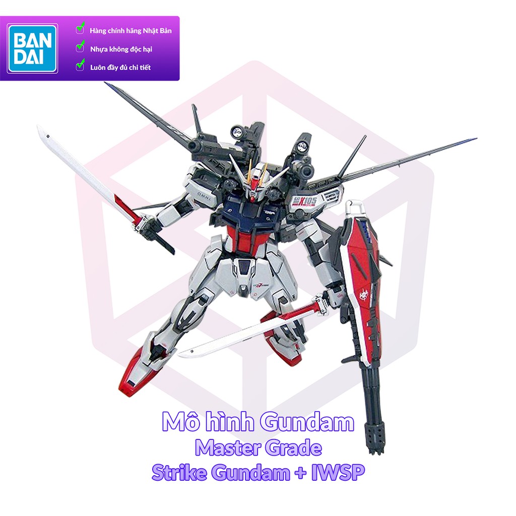 Mô Hình Gundam Bandai MG Strike Gundam + IWSP 1/100 SEED