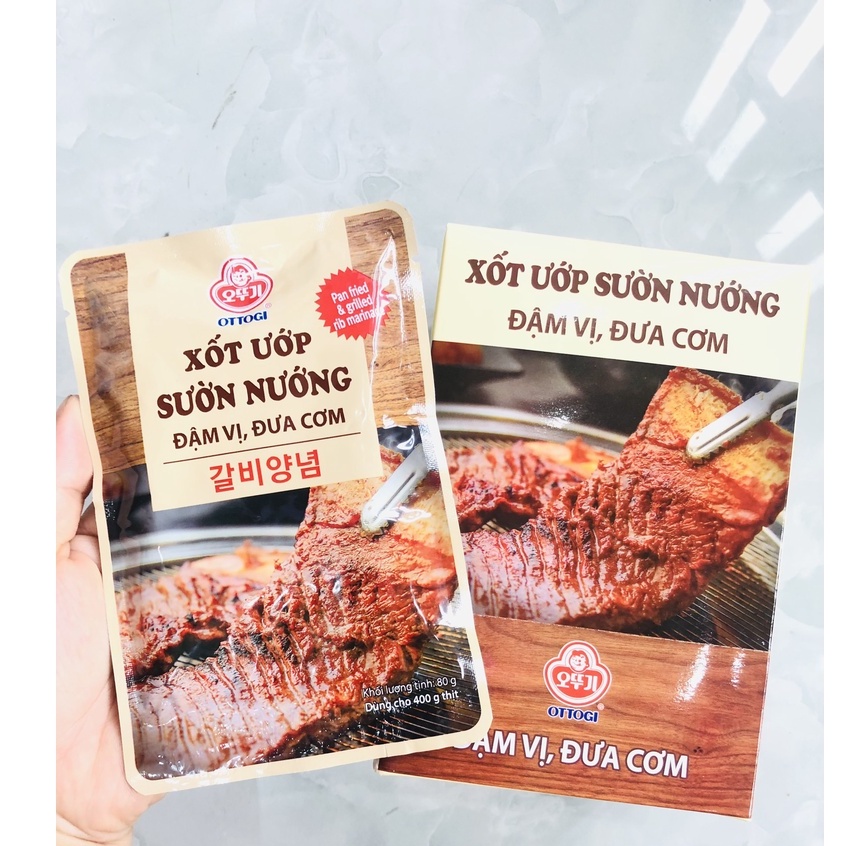 Sốt ướp Sườn Nướng gói 80g_ Đậm Vị, đưa cơm