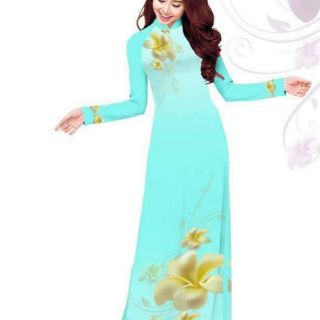 Vải áo dài in 3d cao cấp