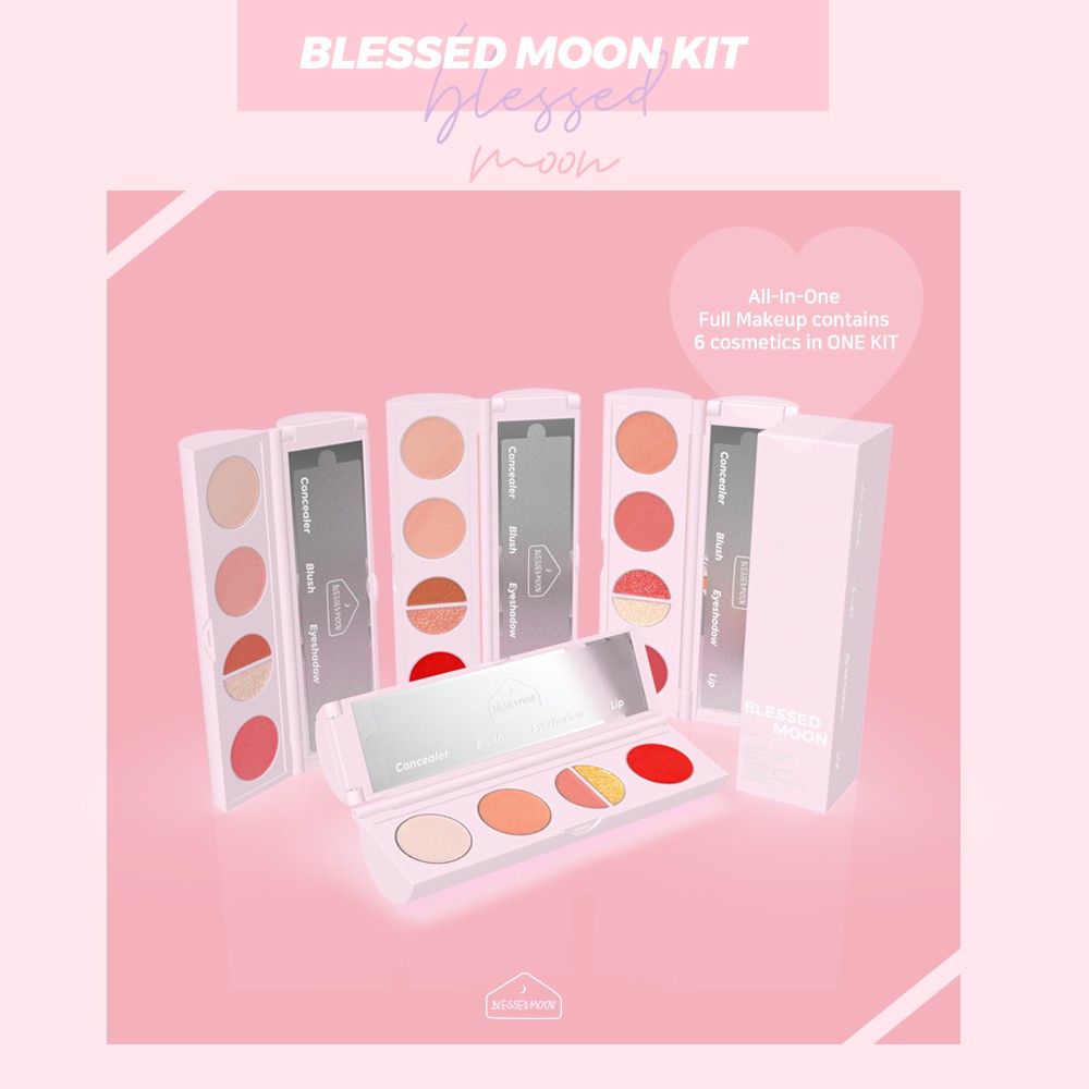 [Mã FMCGM100 - 10% đơn 500K] BlessedMoon Make-up Kit | BigBuy360 - bigbuy360.vn