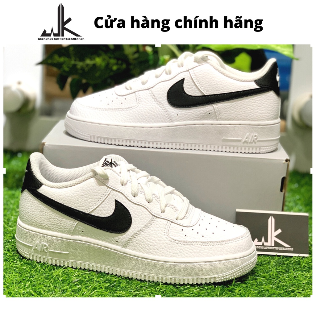 [Chính hãng] Giày Nike Air Force 1 GS White Black CT3839-100