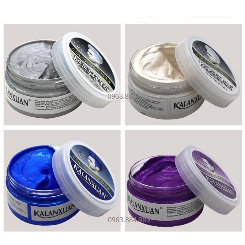 Sáp vuốt tcos đổi màu SAP.01 nhiều màu trọng lượng 100g cho anh chị em dùng nhiều lần, tiện dụng