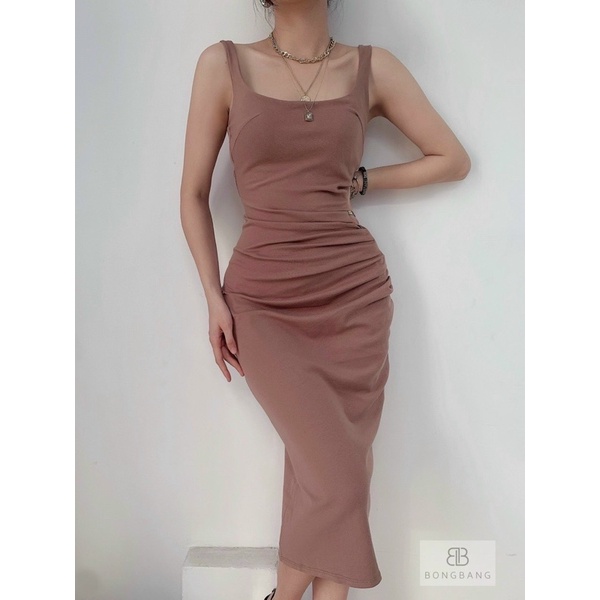 VÁY BODY BA LỖ DÚN EO CHẤT ĐẸP MS16443