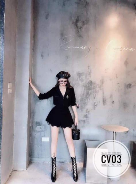 Quần váy phối ren BIGSIZE CV03