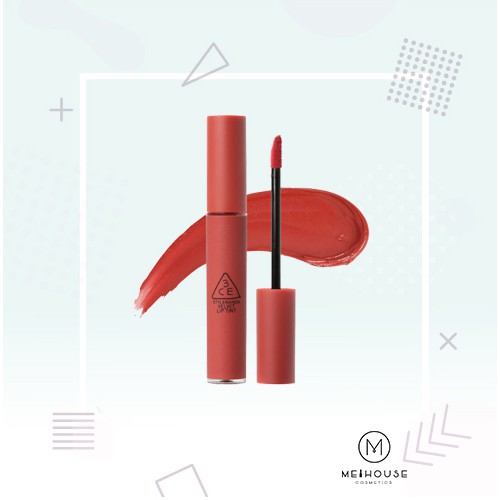 Son kem lì 3ce velvet lip tint #daffodil (có sẵn)