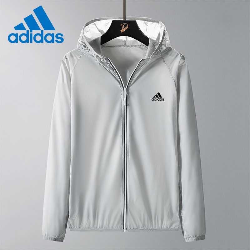 Adidas Áo Khoác Gió Màu Trơn Siêu Nhẹ Nhanh Khô Chống Tia UV Thời Trang 2022 Cho Nam Và Nữ