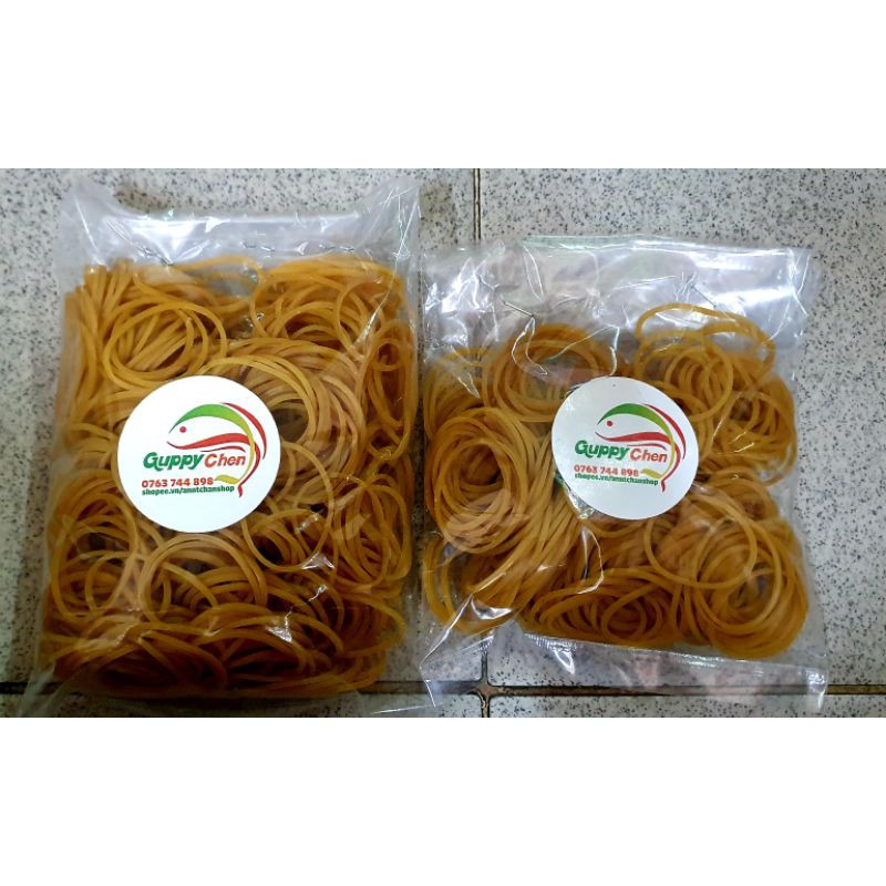 Dây thun vàng gói hàng 100g 50g