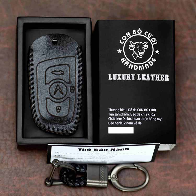 Bao da chìa khóa Ô tô Vinfast Lux A và Lux SA đời 2019-2020 Gia Anh mua bao da tặng móc khóa bảo hành 24 tháng
