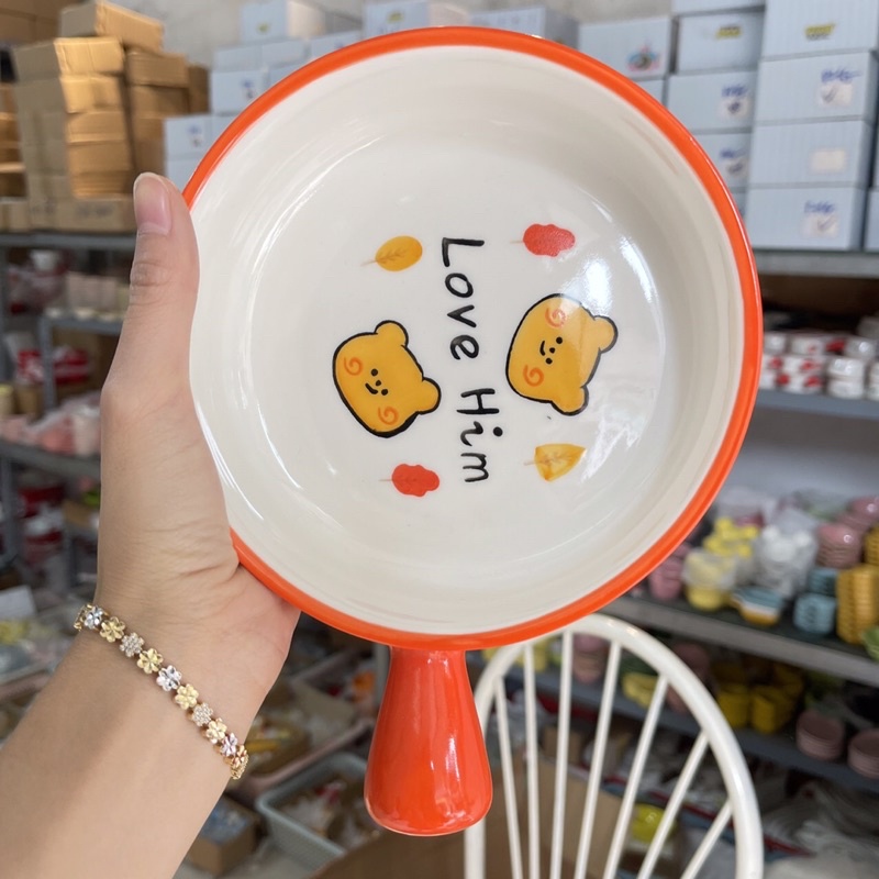 Chảo sứ đựng và trang trí đồ ăn siêu đáng yêu