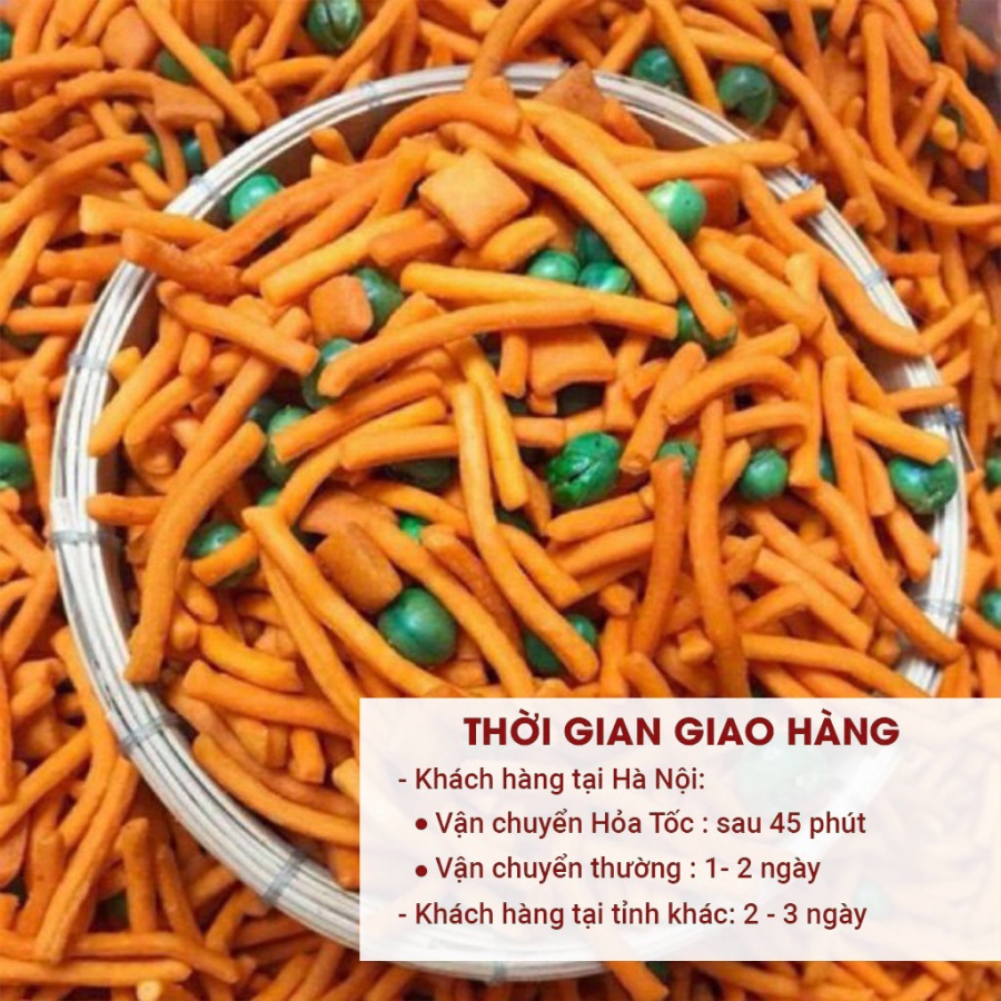 Bim bim tăm mix đậu hà lan