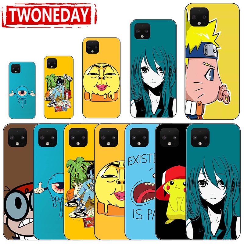 Google Ốp Điện Thoại Mềm Họa Tiết Hoạt Hình anime Cho pixel 4 pixel4 xl 4xl xl4