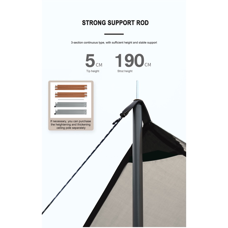 Tấm mái hiên CAMEL CROWN che nắng chống mưa ngoài trời dáng vuông kích thước 3x3m tiện lợi